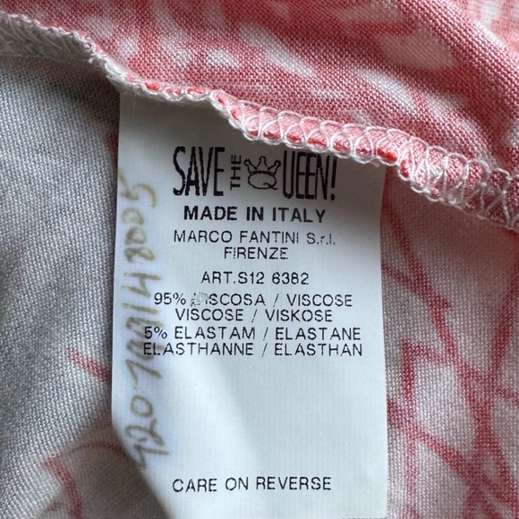 Save The Queen! Artistic Mixed-Print Tunic Dress – Size XL - Picture 8 of 8